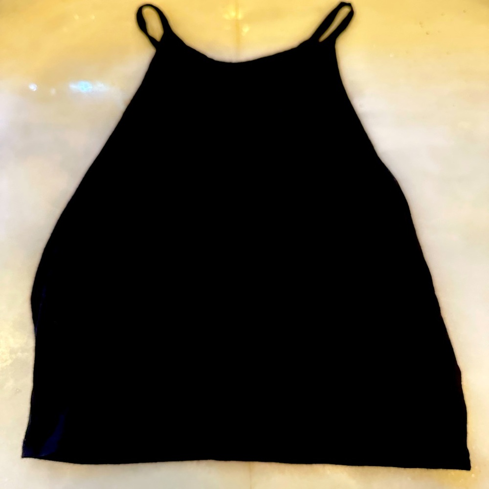Joah Brown black crop top